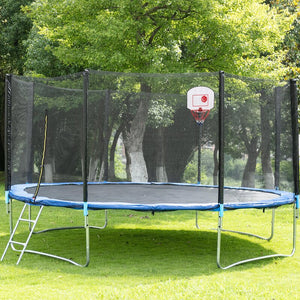 12' Round Backyard Trampoline with Safety Enclosure MRM2660