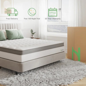 12" Queen Medium Hybrid Mattress