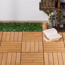 Load image into Gallery viewer, 12&quot; x 12&quot; Wood Interlocking Deck Tile in Natural Wood
