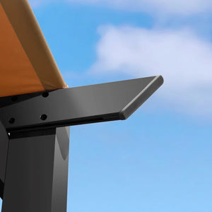 13.12 Ft. W x 9.84 Ft. D Aluminum Pergola with Canopy