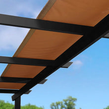 Load image into Gallery viewer, 13.12 Ft. W x 9.84 Ft. D Aluminum Pergola with Canopy

