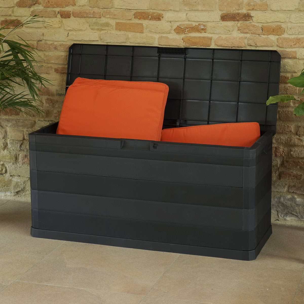 Art. 165 Multifunctional cushions box with volume of 280 L (74 gal), Color: Black, #6473
