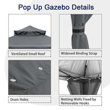 Load image into Gallery viewer, 13 Ft. W x 13 Ft. D Steel Patio Gazebo
