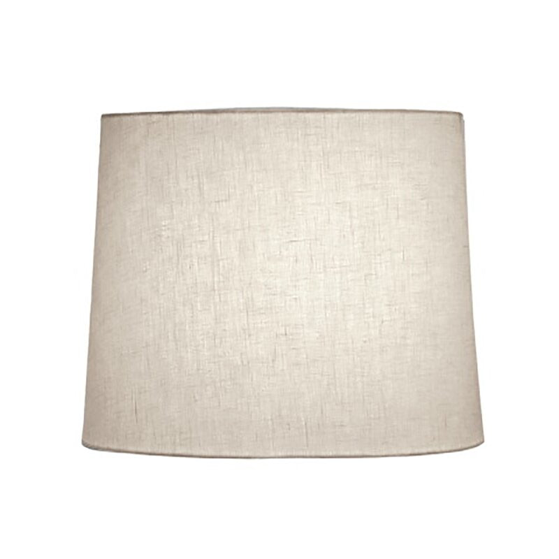 13'' H Linen Drum Lamp Shade ( Spider ) in Cream 2907AH