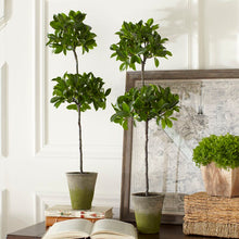 Load image into Gallery viewer, 13&quot; Artificial Ficus Topiary in Pot

