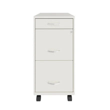Load image into Gallery viewer, 14.25&#39;&#39; Wide 3 -Drawer Mobile Steel Vertical Filing Cabinet
