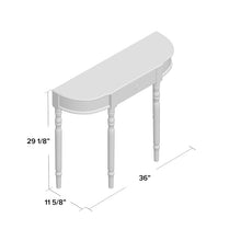 Load image into Gallery viewer, Dark Cherry 14.8'' Console Table 1922CDR
