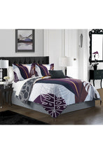 Load image into Gallery viewer, Queen Ailsa Large Scale Abstract Floral Print Quilt 4-Piece Set - Multi Color 7413
