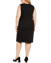 Load image into Gallery viewer, Women's Plus Size Colorblocked Sheath Dress by Kasper
