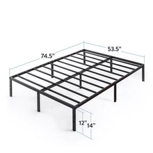 Load image into Gallery viewer, Full 14&#39;&#39; Steel Bed Frame
