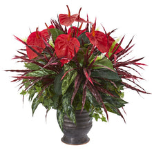 Load image into Gallery viewer, 15.25&quot; Artificial Mixed Plant in Planter 1231AH

