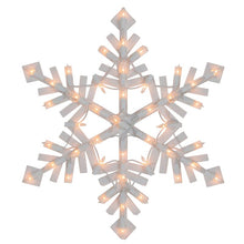 Load image into Gallery viewer, 15.5&quot; Lighted Snowflake Christmas Window Silhouette
