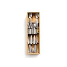 Load image into Gallery viewer, 15.65&#39;&#39; H x 4.8&#39;&#39; W x 2.36&#39;&#39; D Flatware &amp; Kitchen Utensils Drawer Organizer
