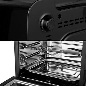 1500w Air Fryer Oven, 10-in-1 Air Fryer Toaster Oven Oilless Cooker With Digital Lcd Touch Screen 16qt Large Countertop Oven W/rotisserie Dehydrator, Dishwasher-safe (Part number: US01+AMB005493_US)