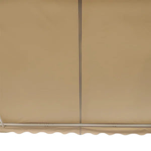156" W x 96" D Manual Retraction Slope Patio Awning