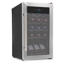 Load image into Gallery viewer, 15 Bottle Single Zone Freestanding Wine Refrigerator SB1822
