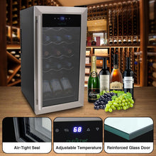 Load image into Gallery viewer, 15 Bottle Single Zone Freestanding Wine Refrigerator SB1822
