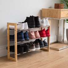 Load image into Gallery viewer, 15 Pair Stackable Shoe Rack

