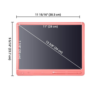 15" LCD Writing Tablet Colorful Drawing Pad Electronic Doodle Board Erasable Stylus Ewriter Gift For Kids Home School B53 142 PS