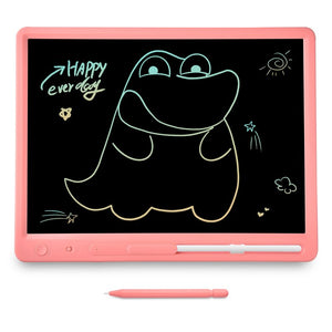 15" LCD Writing Tablet Colorful Drawing Pad Electronic Doodle Board Erasable Stylus Ewriter Gift For Kids Home School B53 142 PS