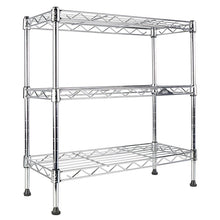 Load image into Gallery viewer, 16.5&quot; H x 17.5&quot; W x 7.5&quot; D 3-Shelf Wire Shelving with Liners 3950RR
