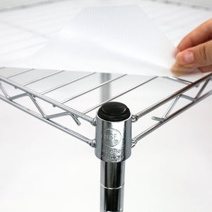 16.5" H x 17.5" W x 7.5" D 3-Shelf Wire Shelving with Liners 3950RR
