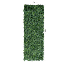 Load image into Gallery viewer, Artificial Boxwood Hedge Roll Dark Green, 160inch L X 60inch W
