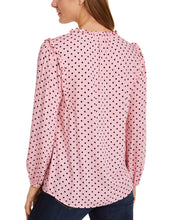 Load image into Gallery viewer, Women&#39;s Tommy Hilfiger Printed Ruffled-Neck Blouse
