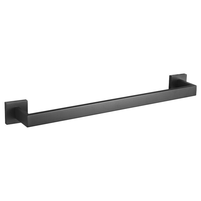 Black Wall Mounted Towel Bar