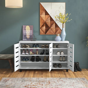 16 Pair Shoe Storage Cabinet