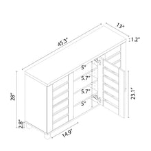 Load image into Gallery viewer, 16 Pair Shoe Storage Cabinet
