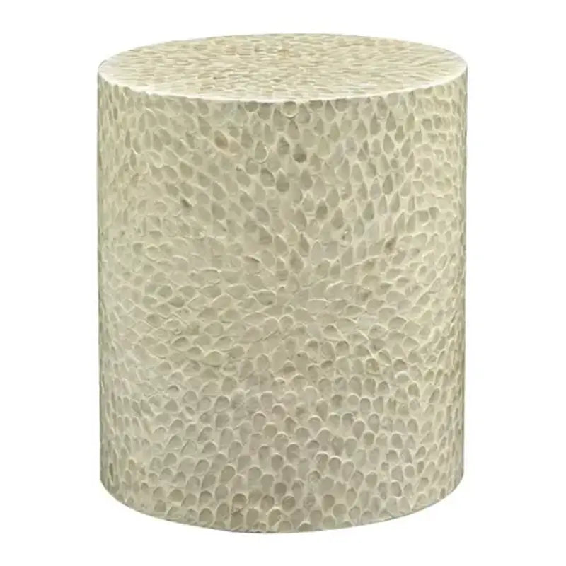 Jofran Furniture Global Archive Capiz Drum Accent Table - Natural