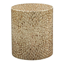 Load image into Gallery viewer, Jofran Furniture Global Archive Capiz Drum Accent Table - Sand
