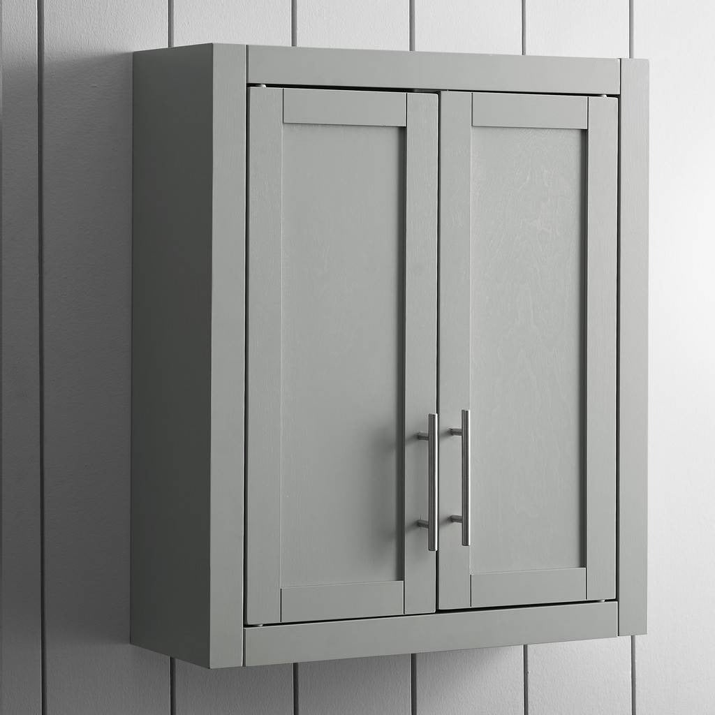 Savannah Wall Cabinet Gray - Crosley