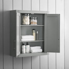 Load image into Gallery viewer, Savannah Wall Cabinet Gray - Crosley
