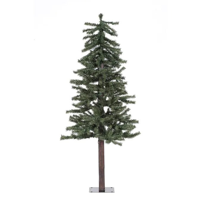 Vickerman 5-ft Traditional Slim Artificial Christmas Tree (Unlit) Lights