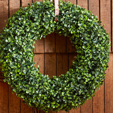 Load image into Gallery viewer, 17&quot; Faux Boxwood Wreath 1955CDR
