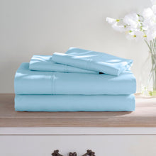 Load image into Gallery viewer, King Aqua 1800 Thread Count Sheet Set
