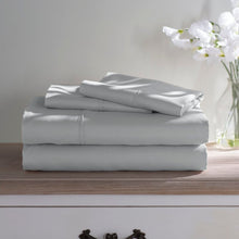 Load image into Gallery viewer, Queen Light Gray 1800 Thread Count Sheet Set
