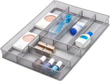 Load image into Gallery viewer, Steel Mesh 7-Compartment Expandable Utility Drawer Organizer, #180HA

