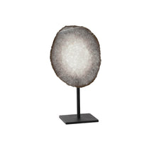 Load image into Gallery viewer, Silver Edge Agate Sculpture

