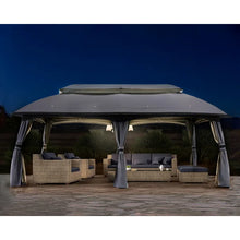 Load image into Gallery viewer, 19.6 Ft W x 10 Ft. D Steel Patio Gazebo
