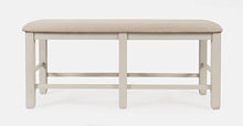 Load image into Gallery viewer, Jofran Dining Room Counter Height Dining Bench Ivory/Beige 1082CDR
