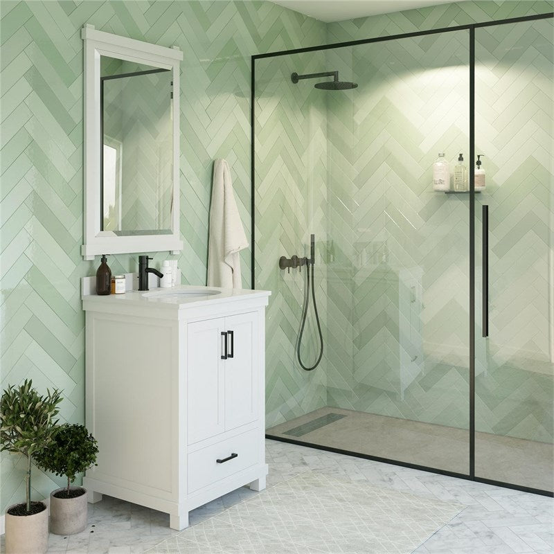 Dorel Living Sunnybrooke 24 Inch Bathroom Vanity NO TOP *AS-IS*