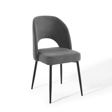 Load image into Gallery viewer, Modway Rouse Upholstered Dining Side Chair in Black and Charcoal 533CDR
