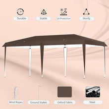 Load image into Gallery viewer, 19 Ft. W x 9.5 Ft. D Steel Pop-Up Canopy
