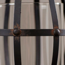 Load image into Gallery viewer, 19&quot; Glass/Iron Wall Sconce
