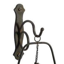Load image into Gallery viewer, 19&quot; Glass/Iron Wall Sconce
