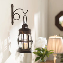 Load image into Gallery viewer, 19&quot; Glass/Iron Wall Sconce

