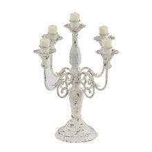 Load image into Gallery viewer, 19&quot; Metal Tabletop Candelabra
